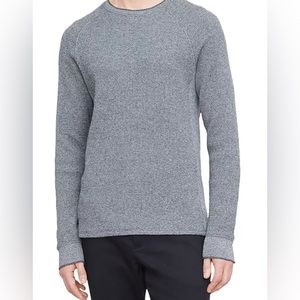 Super soft And stylish - Men’s L VINCE Mouline Slim Fit Thermal Crewneck Sweater